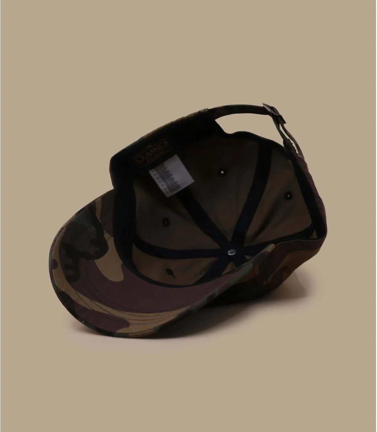 Casquette Dad hat destructurée camo - Casquette Dad hat destructurée camo Yupoong : Headict