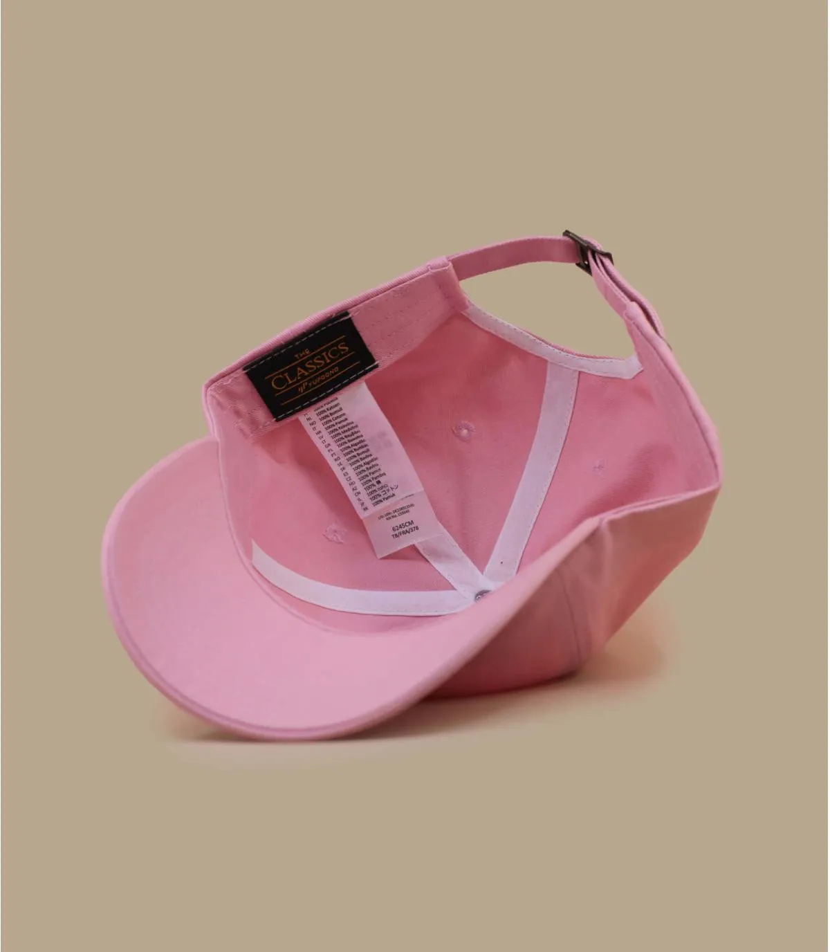 Casquette Dad hat destructurée rose pâle - Casquette Dad hat destructurée rose clair Yupoong : Headict