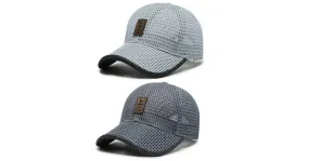 Casquette en maille respirantes pour femmes et hommes