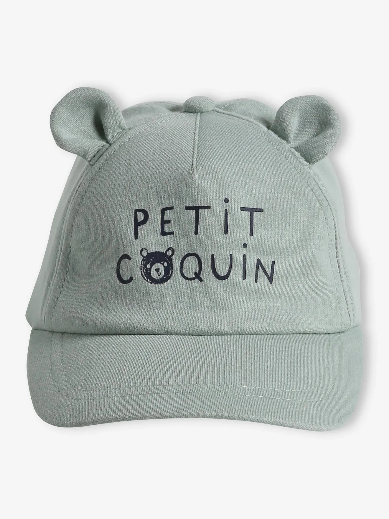 Casquette ourson bébé garçon lichen - Vertbaudet