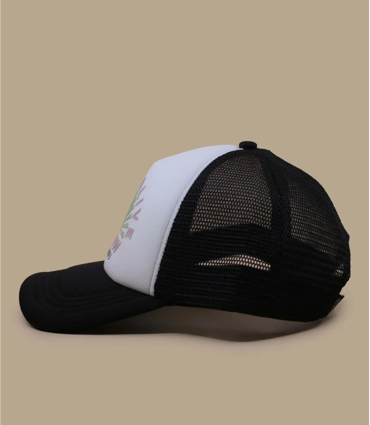 Casquette trucker noire blanche - Casquette Entruck white Oxbow : Headict