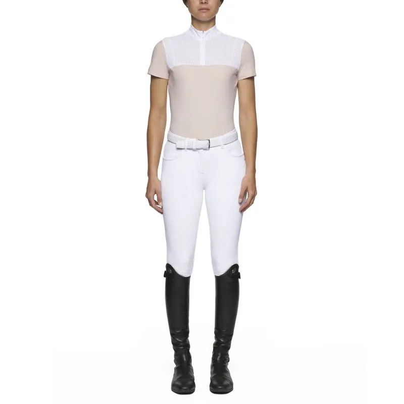 Cavalleria Toscana - Polos - Polo Manches Courtes Femme POD246 Rose poudré
