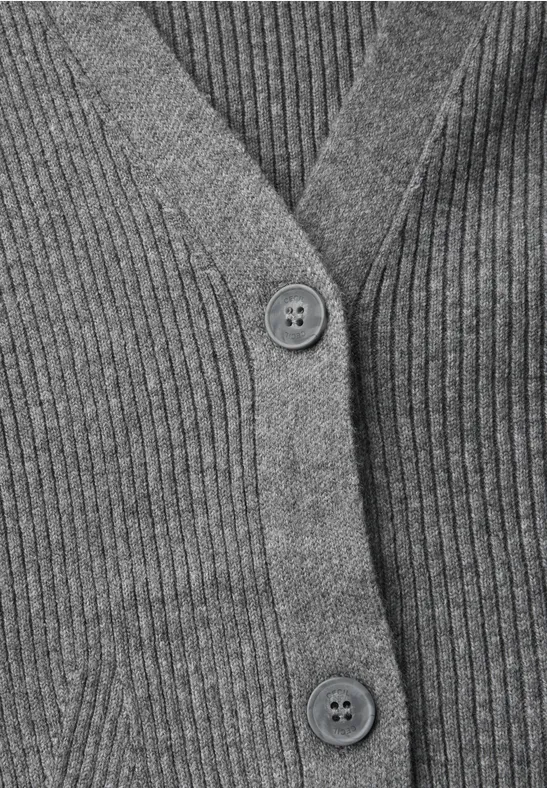 CECIL Cardigan avec structure côtelée 