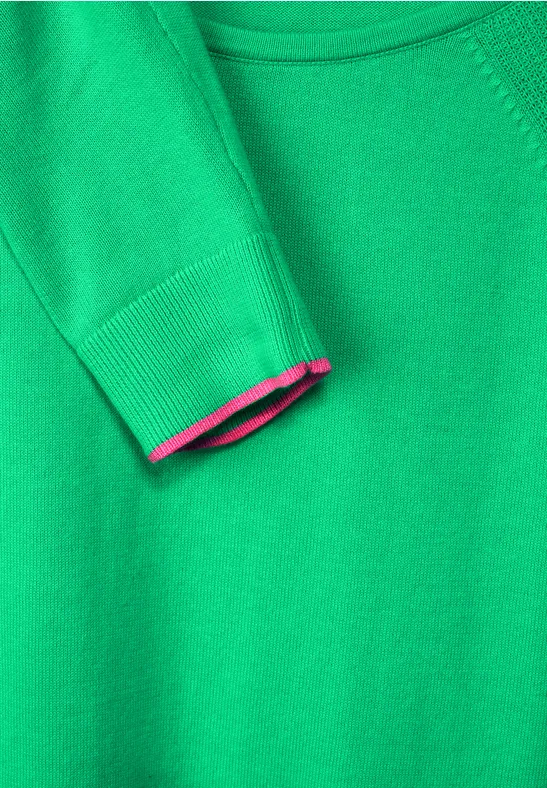 CECIL Pull-over avec mélange de structures 