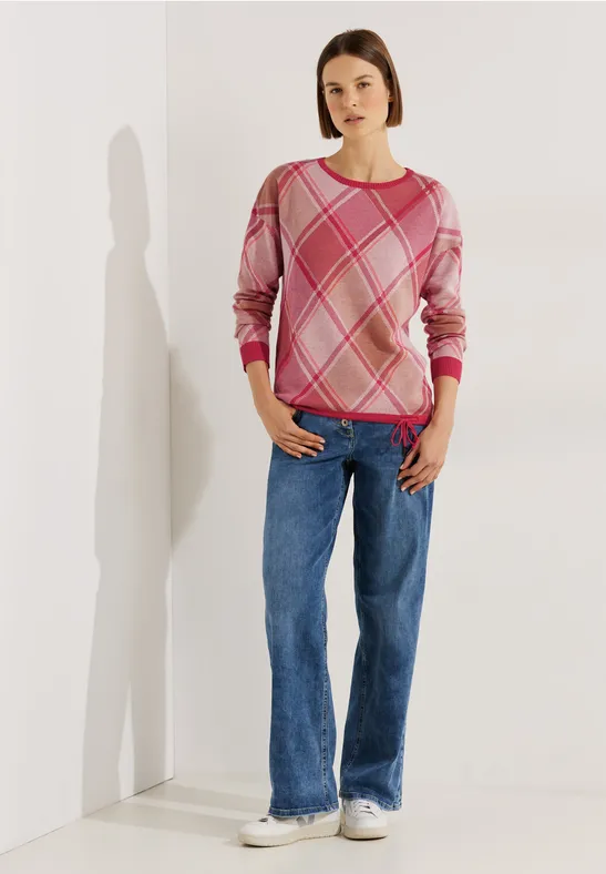 CECIL Pull-over en tricot jacquard 