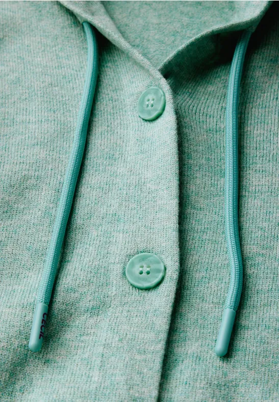CECIL Veste en tricot avec capuche 