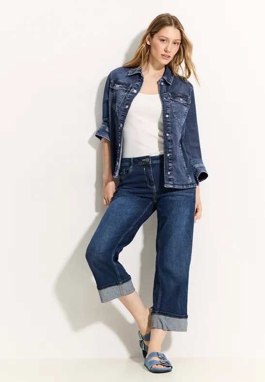 CECIL Veste surchemise en jean 