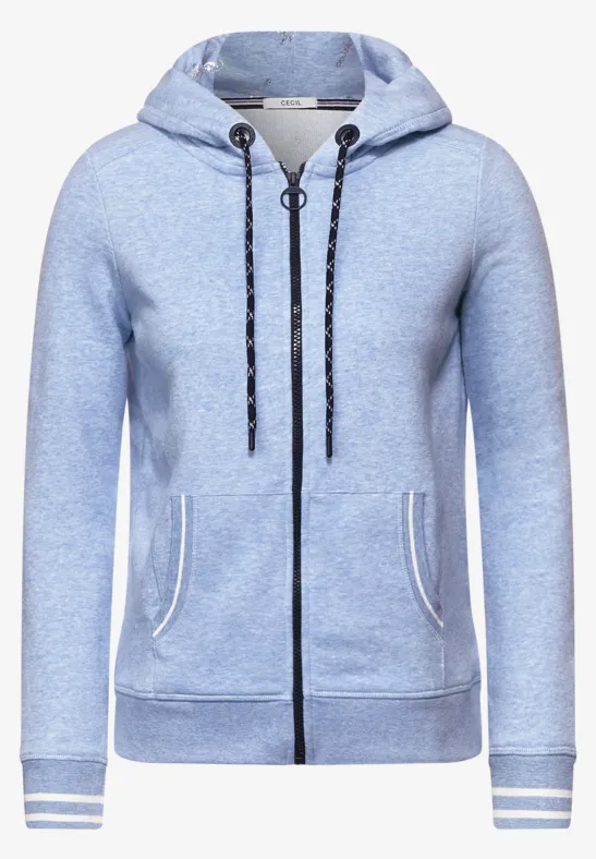 CECIL Veste sweat avec imprimé minimaliste 