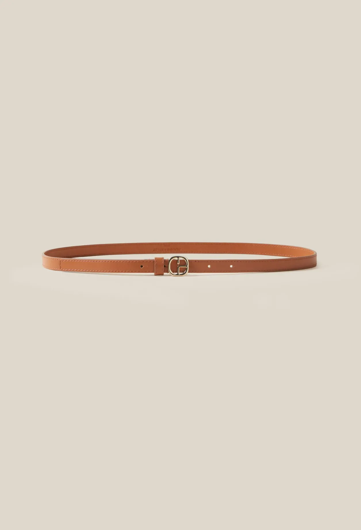 Ceinture cuir boucle CP | Claudie FR