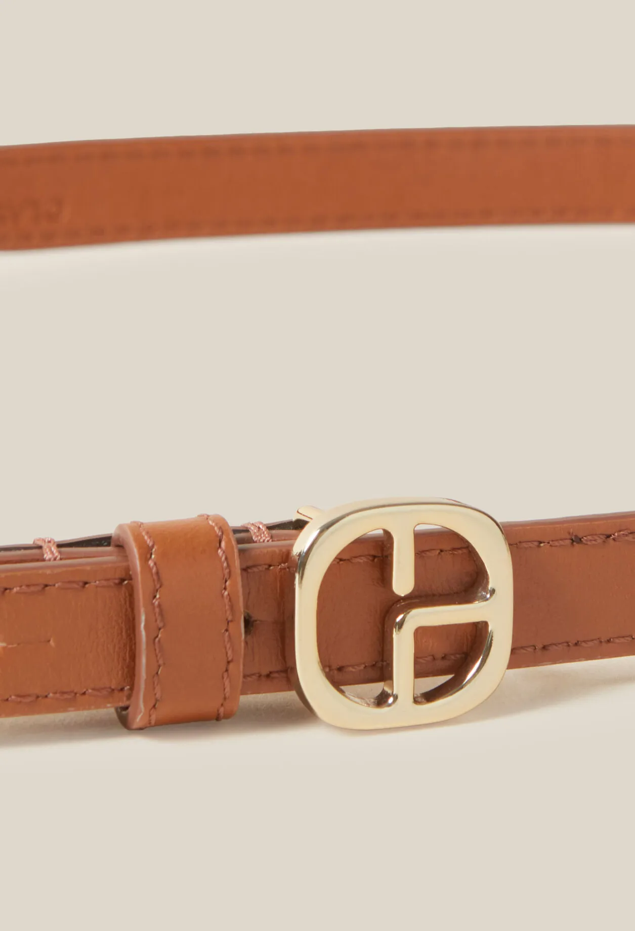 Ceinture cuir boucle CP | Claudie FR