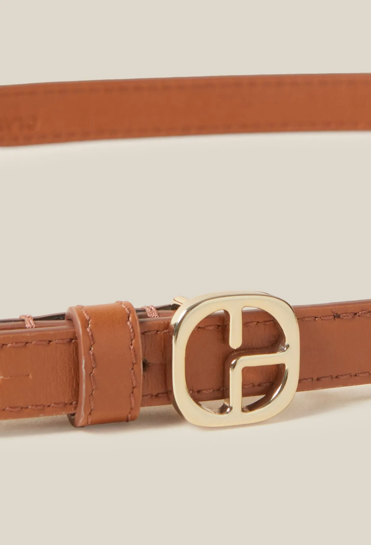Ceinture cuir boucle CP | Claudie FR