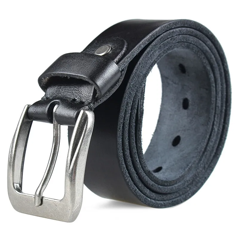 Ceinture Cuir Vintage Homme