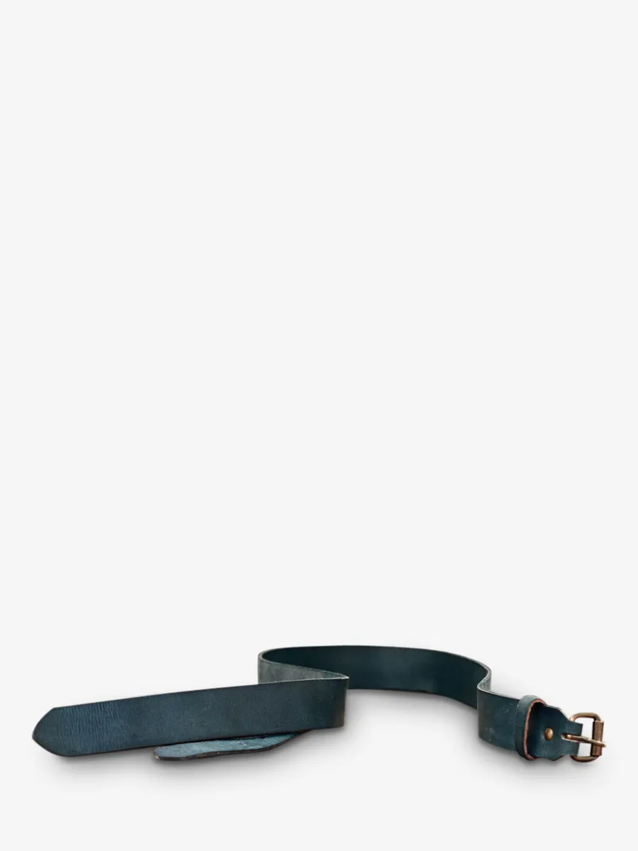 CEINTURE EN CUIR BLEU LaCeinture - Cobalt
