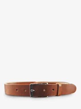 CEINTURE EN CUIR MARRON LaCeinture Magnifique - 30mm - Naturel