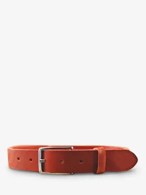 CEINTURE EN CUIR POUR HOMME ET FEMME ORANGE LaCeinture Magnifique - 30mm - Orange