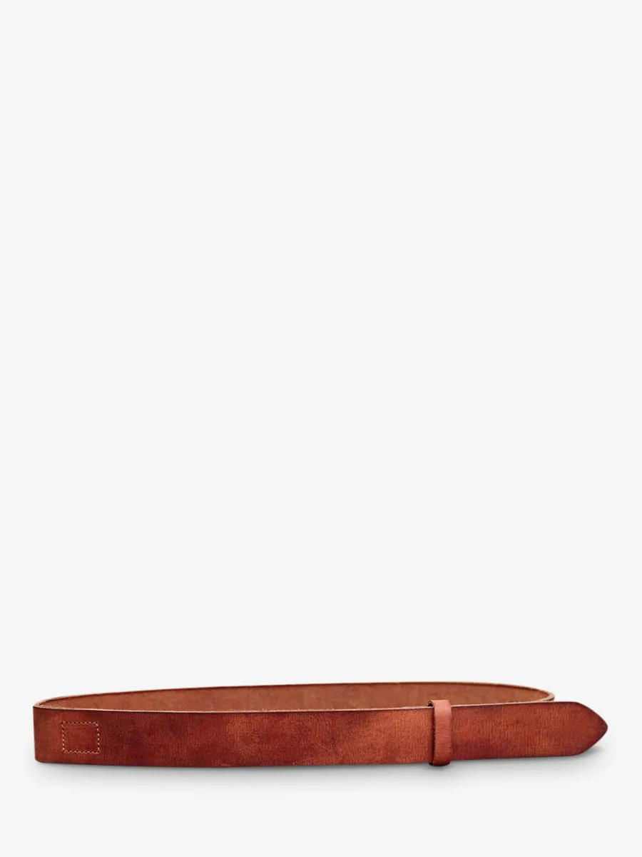 CEINTURE EN CUIR POUR HOMME MARRON LaCeinture - Naturel