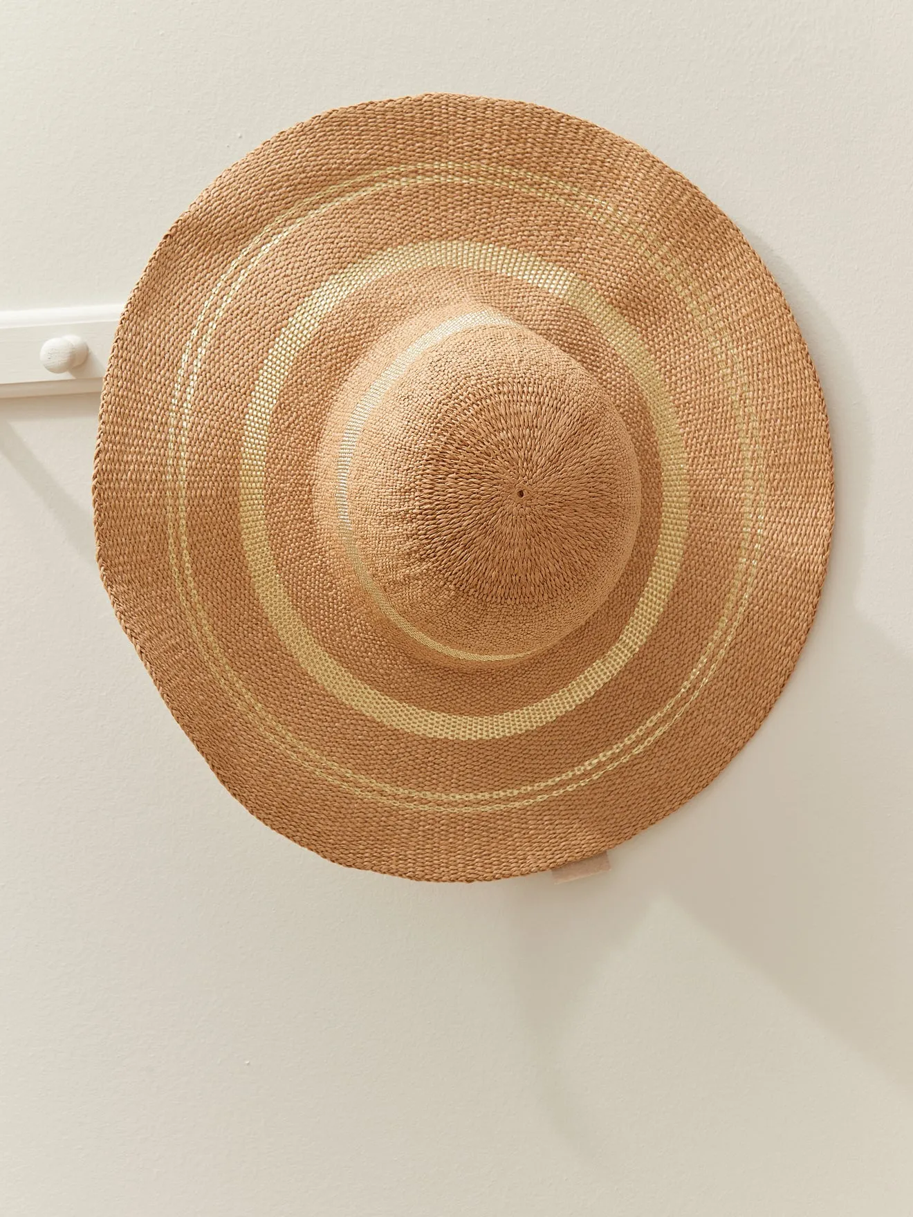 Chapeau de paille capeline femme