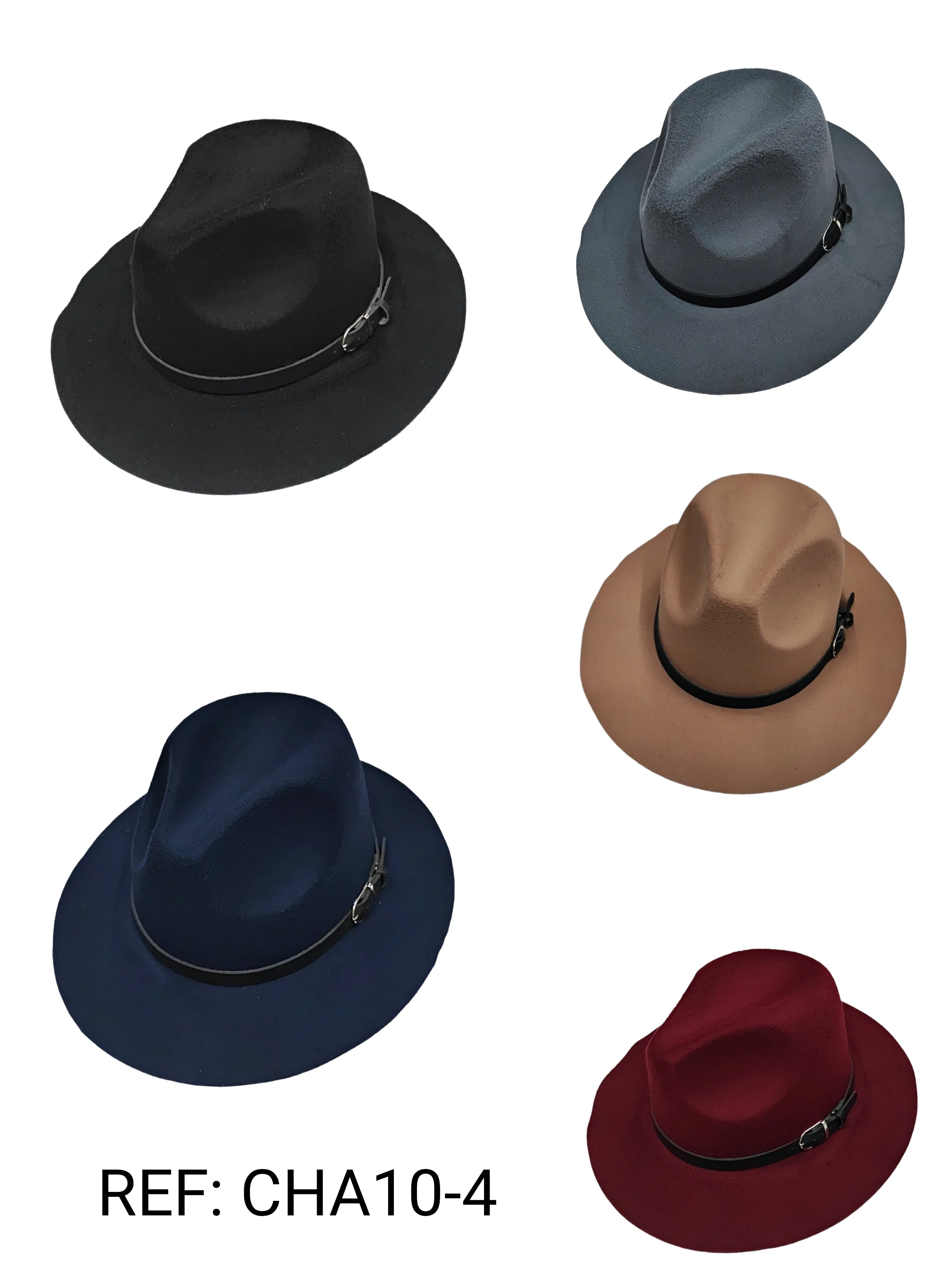Chapeau en feutre (x6)
