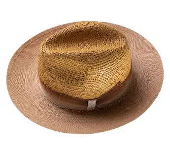 chapeau panama crochet - Chapeau Borsalino