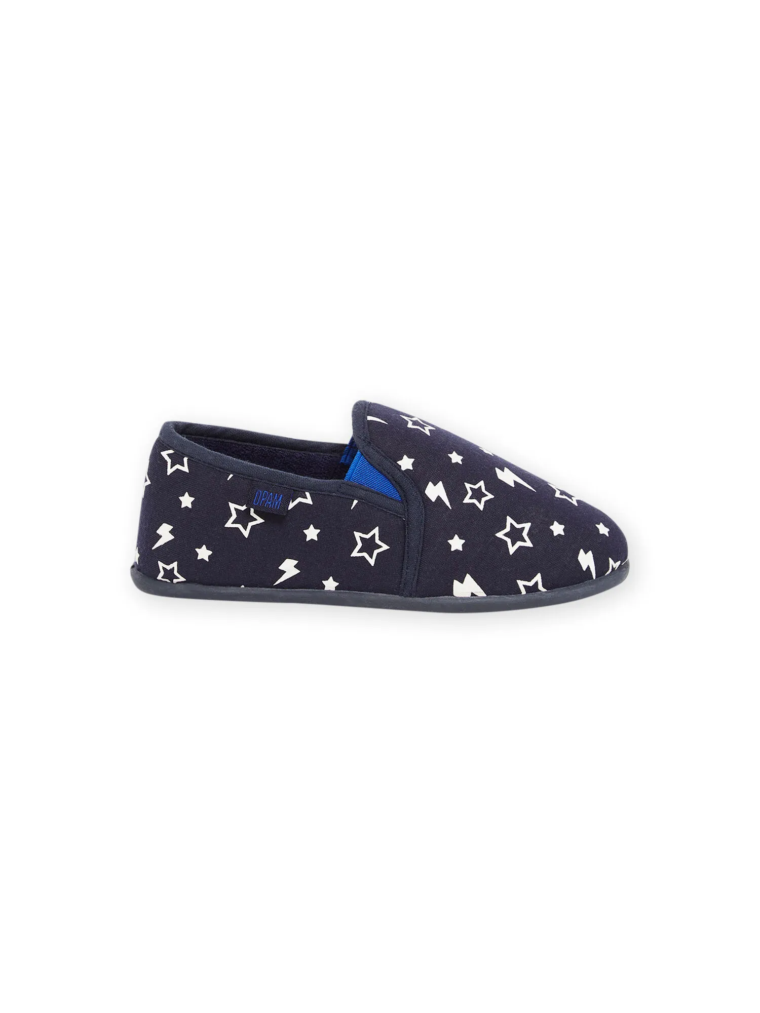 Chausson slip-on à imprimé étoile et éclair phosphorescent