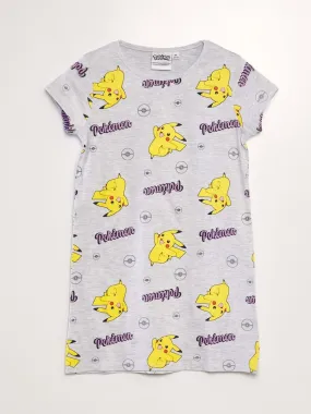 Chemise de nuit 'Pokémon' - GRIS