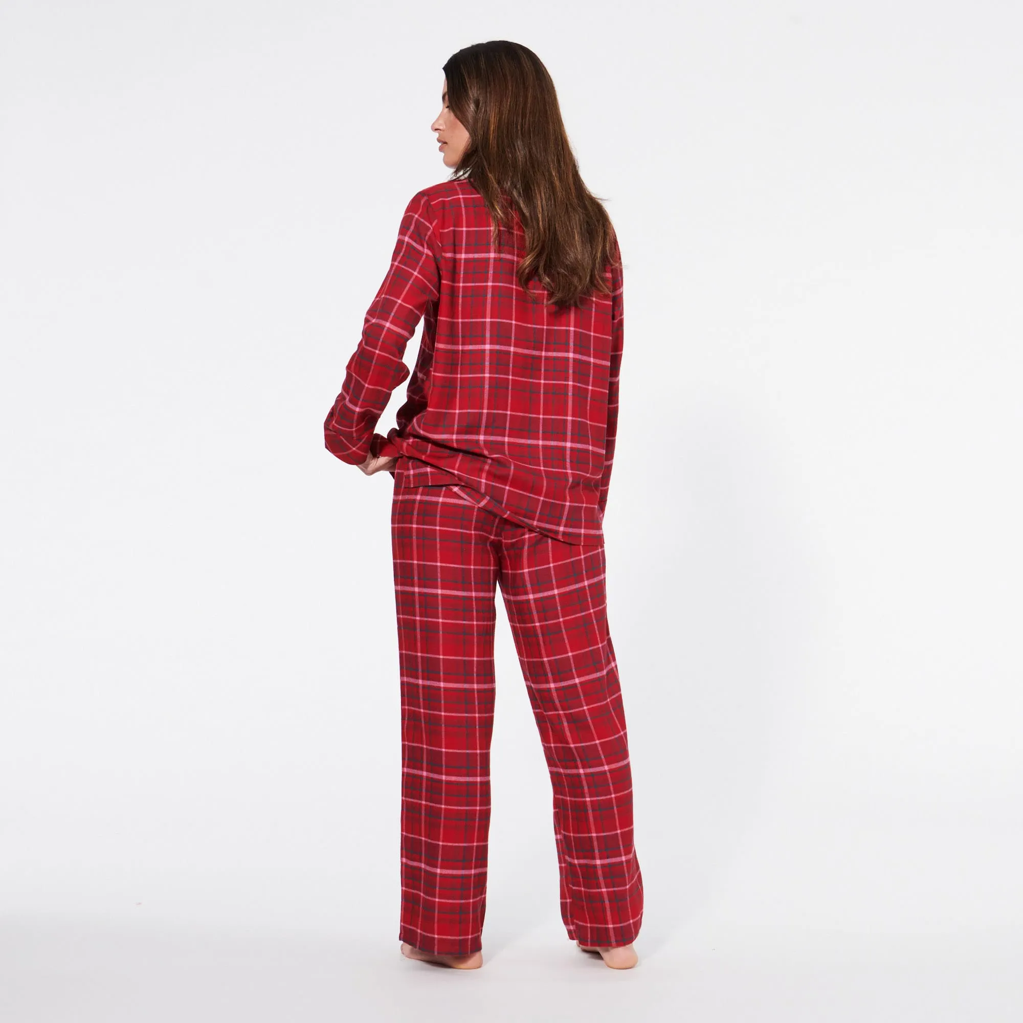 Chemise de pyjama à carreaux