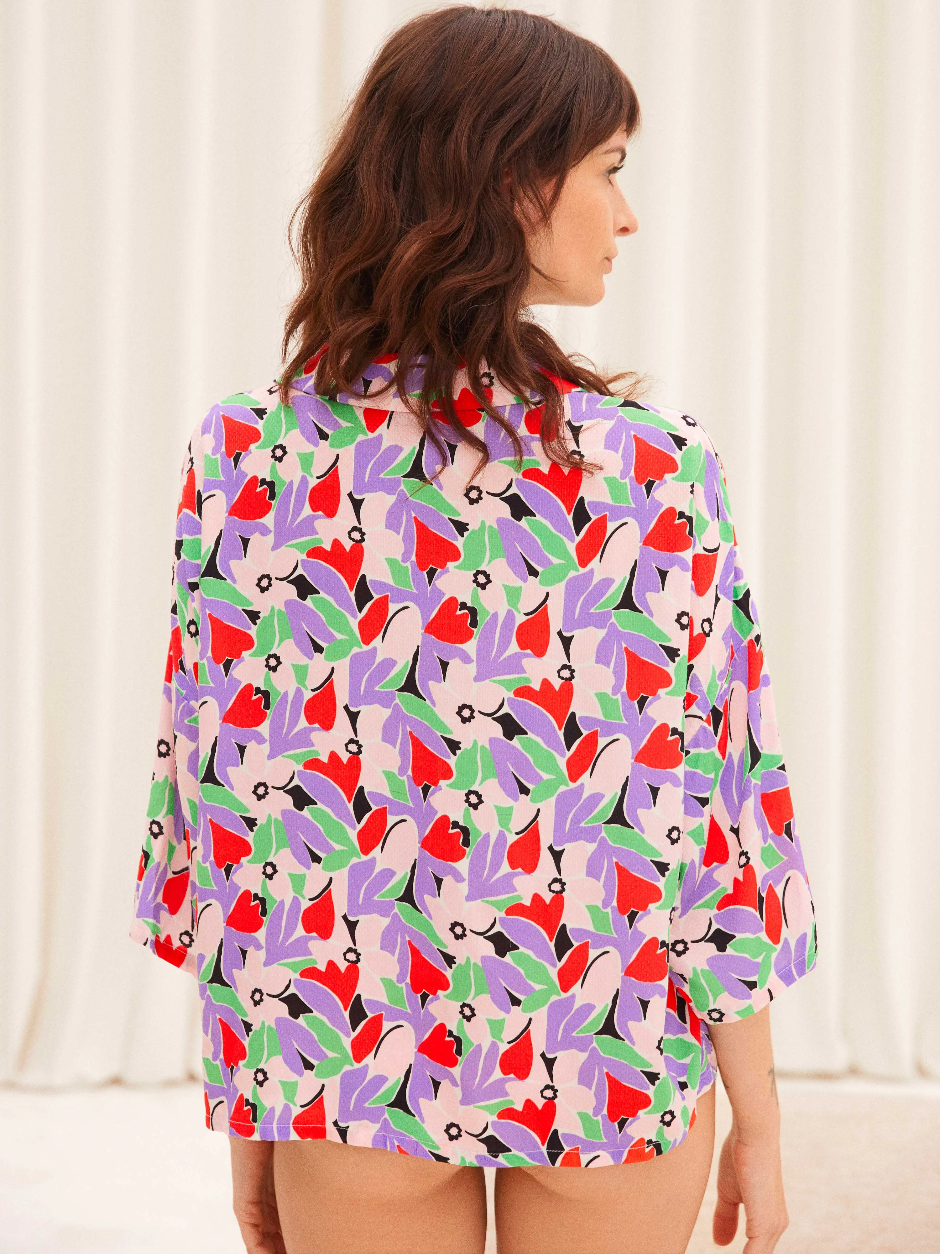 Chemise de pyjama - Minimalisme Imprimé | Darjeeling