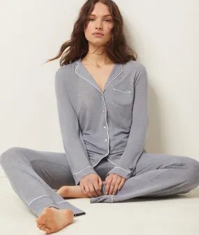Chemise de pyjama unie



