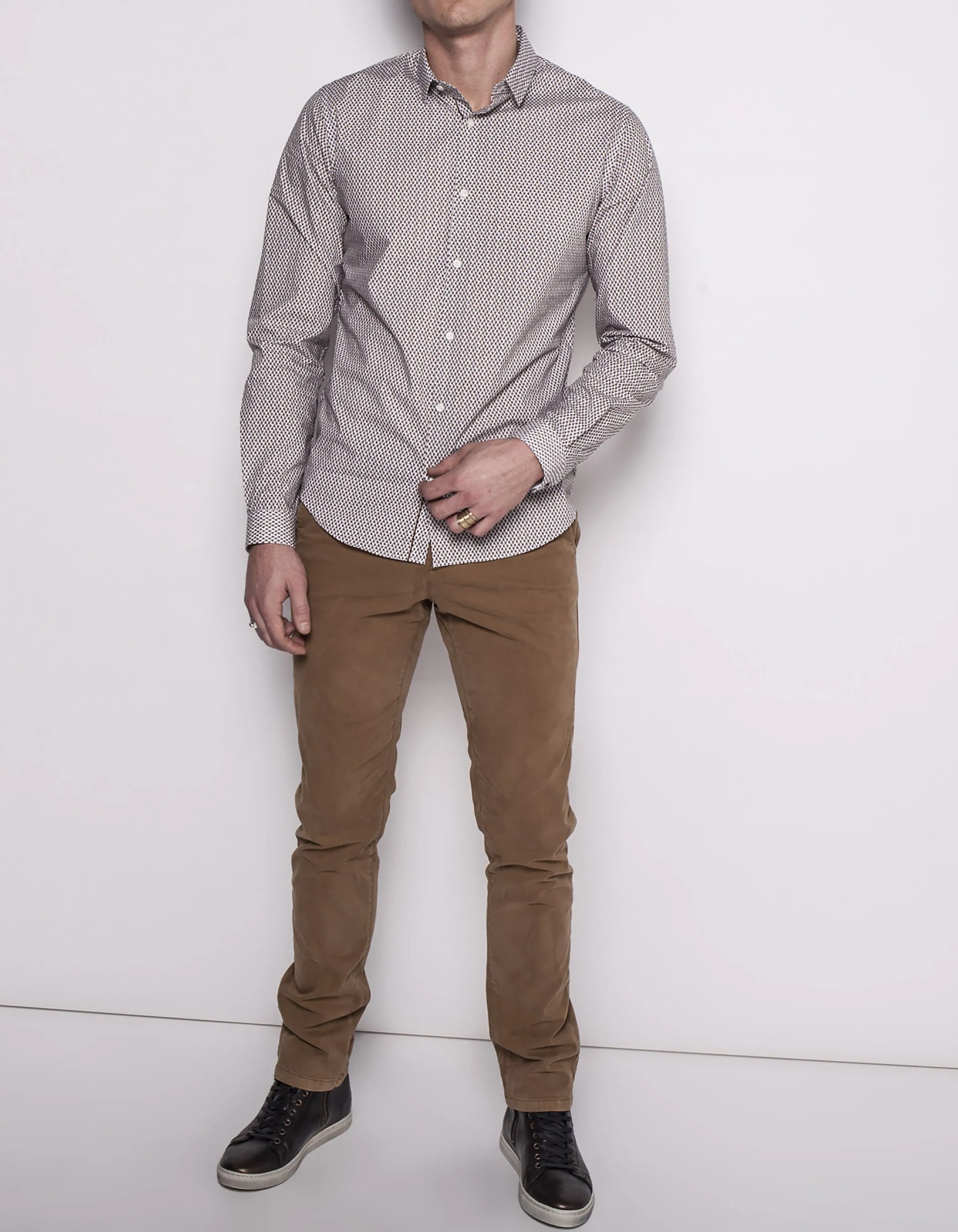 Chemise imprimée homme