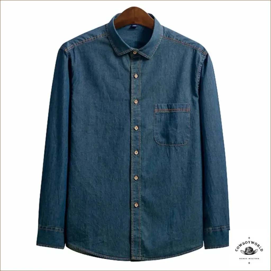 Chemise Jeans Homme Western