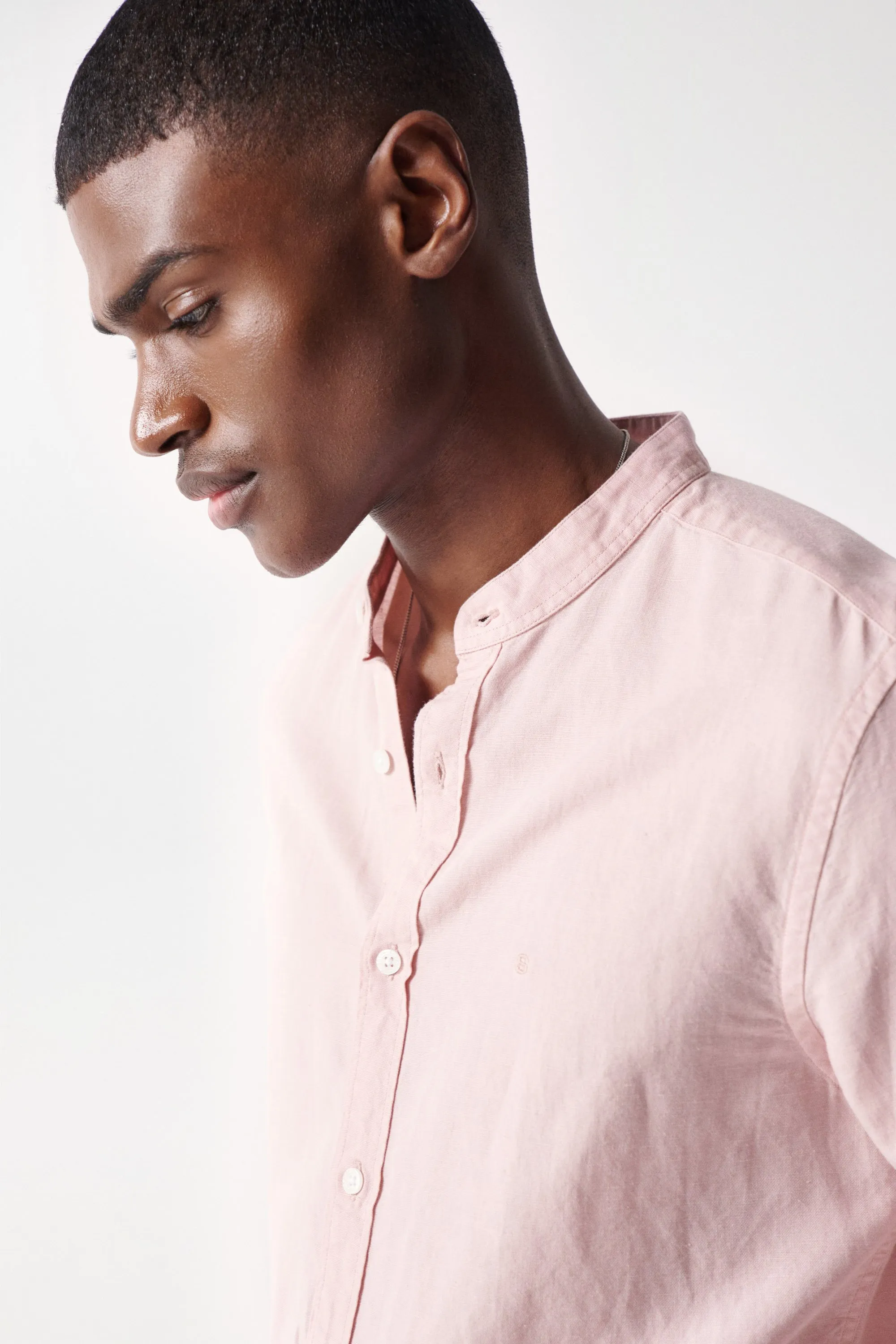 CHEMISE UNIE EN LIN