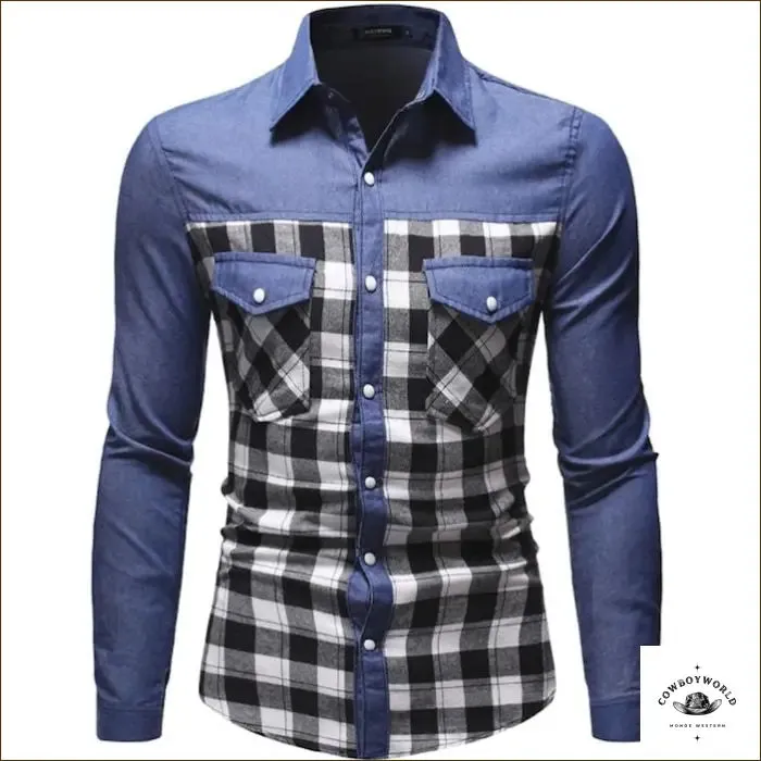 Chemise Western Jeans Homme