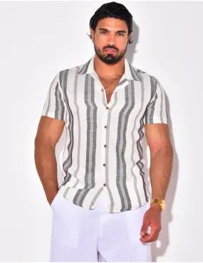 Chemise à rayures / 51187 - JEANS INDUSTRY