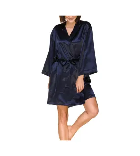 Coemi Dark Navy Kimono Lingerie Sipp