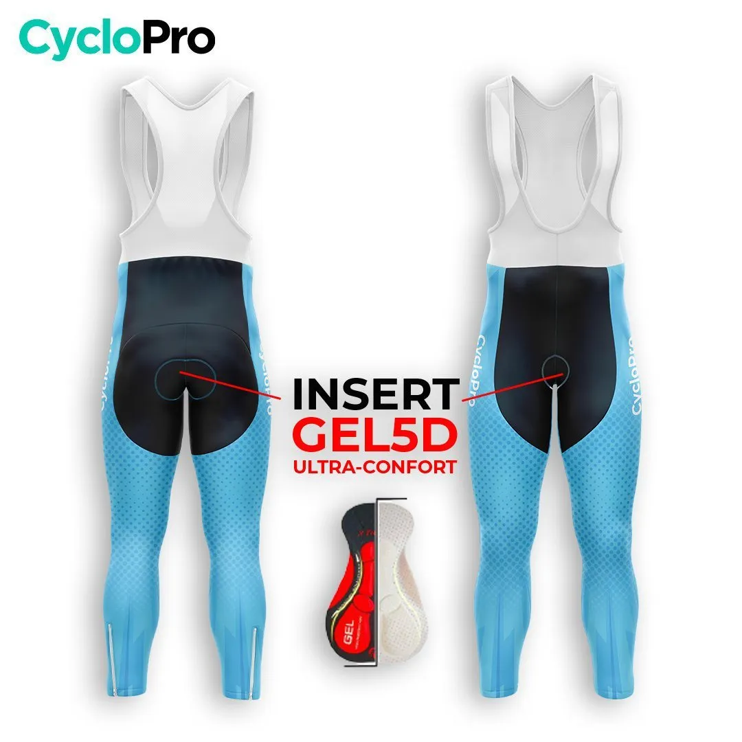 COLLANT CYCLISTE AUTOMNE HOMME BLEU - SPEED+
