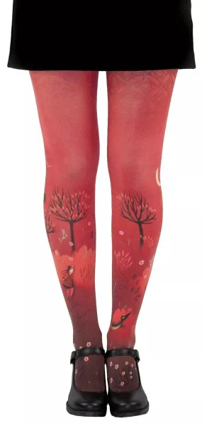 Collants petit chaperon rouge femme Lili Gambettes