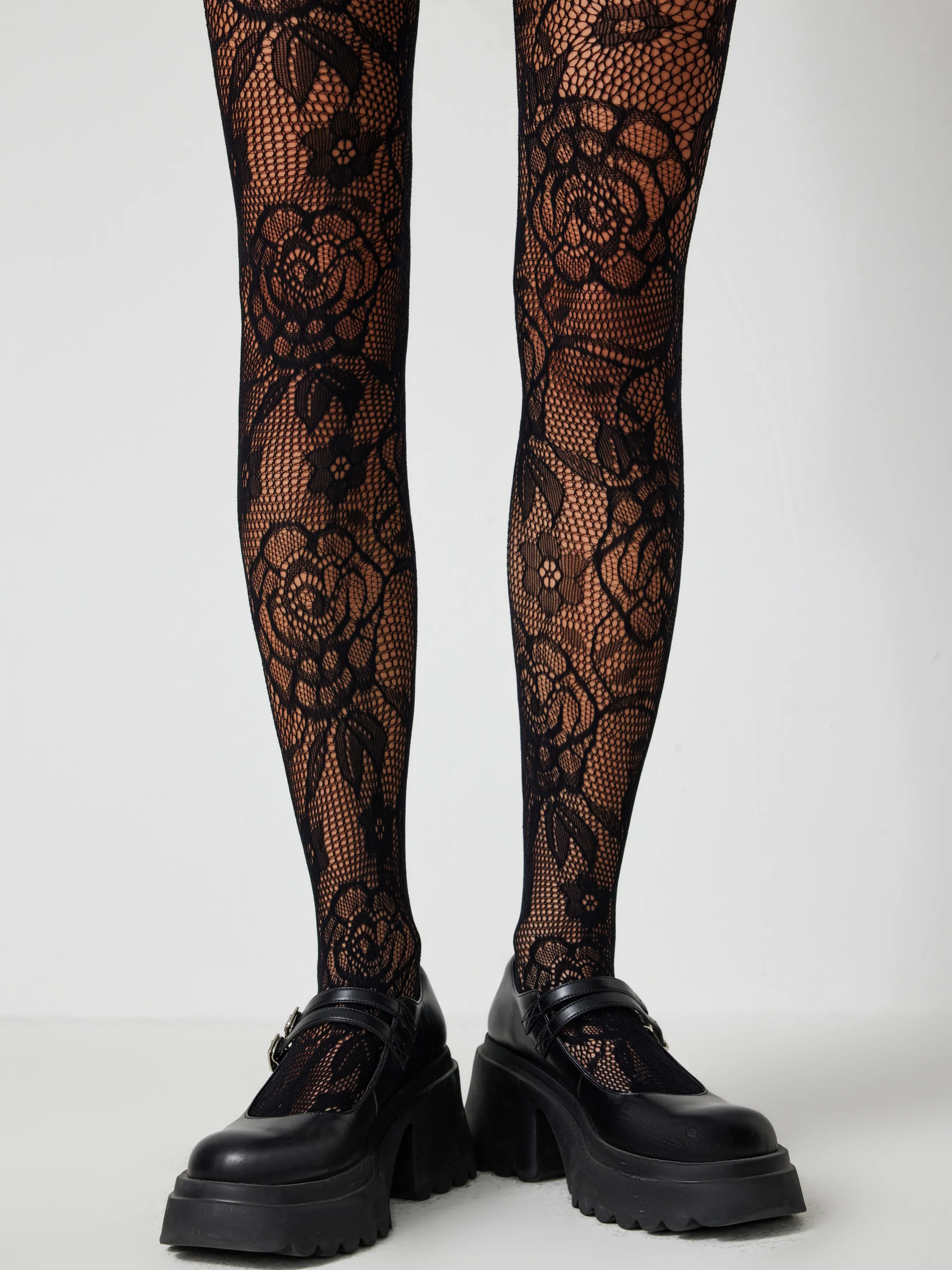 Collants évidés Flower Vine