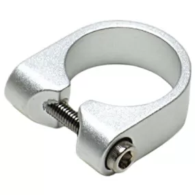 Collier de serrage de tige de selle argent 31.8 mm