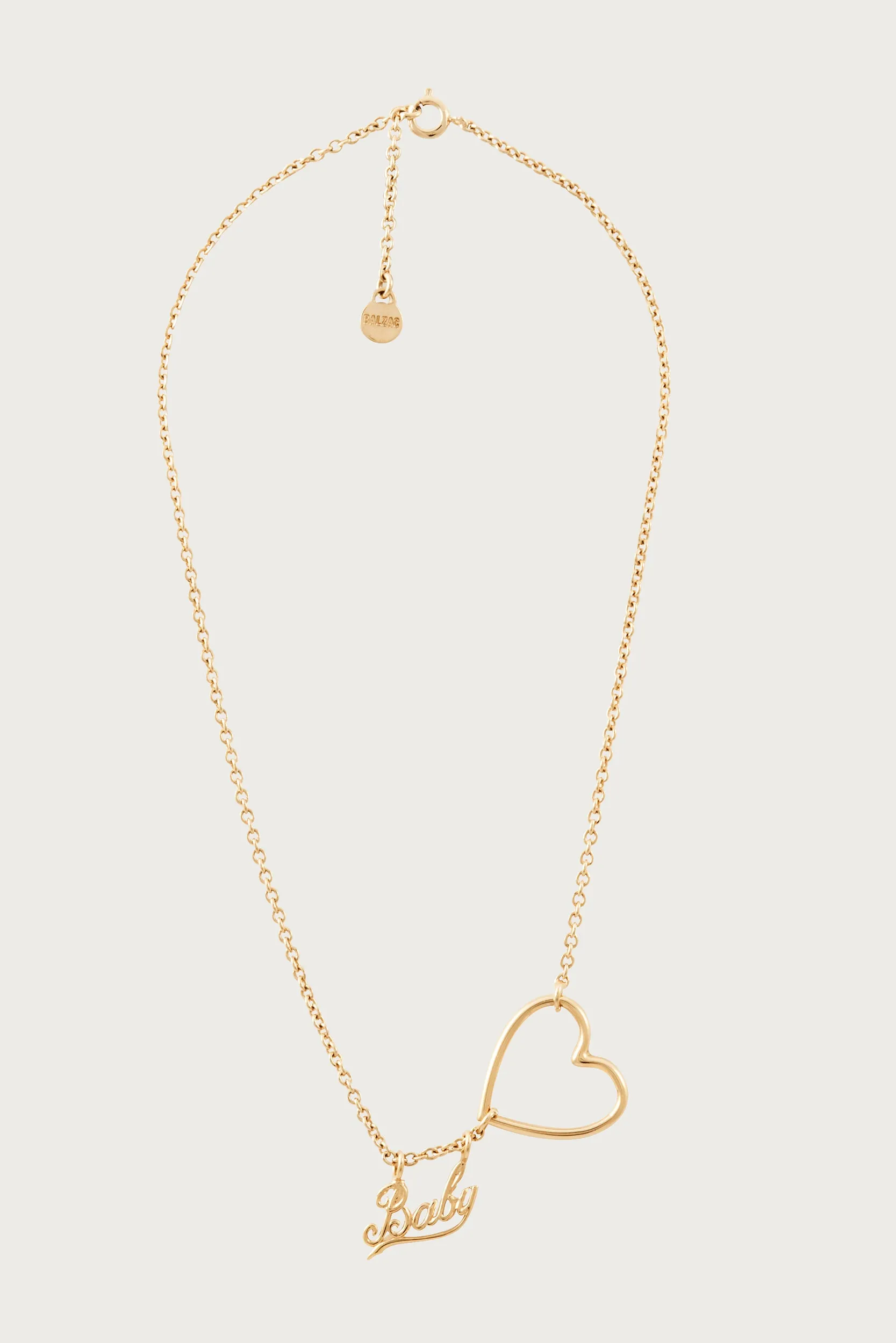 Collier Marina coeur doré