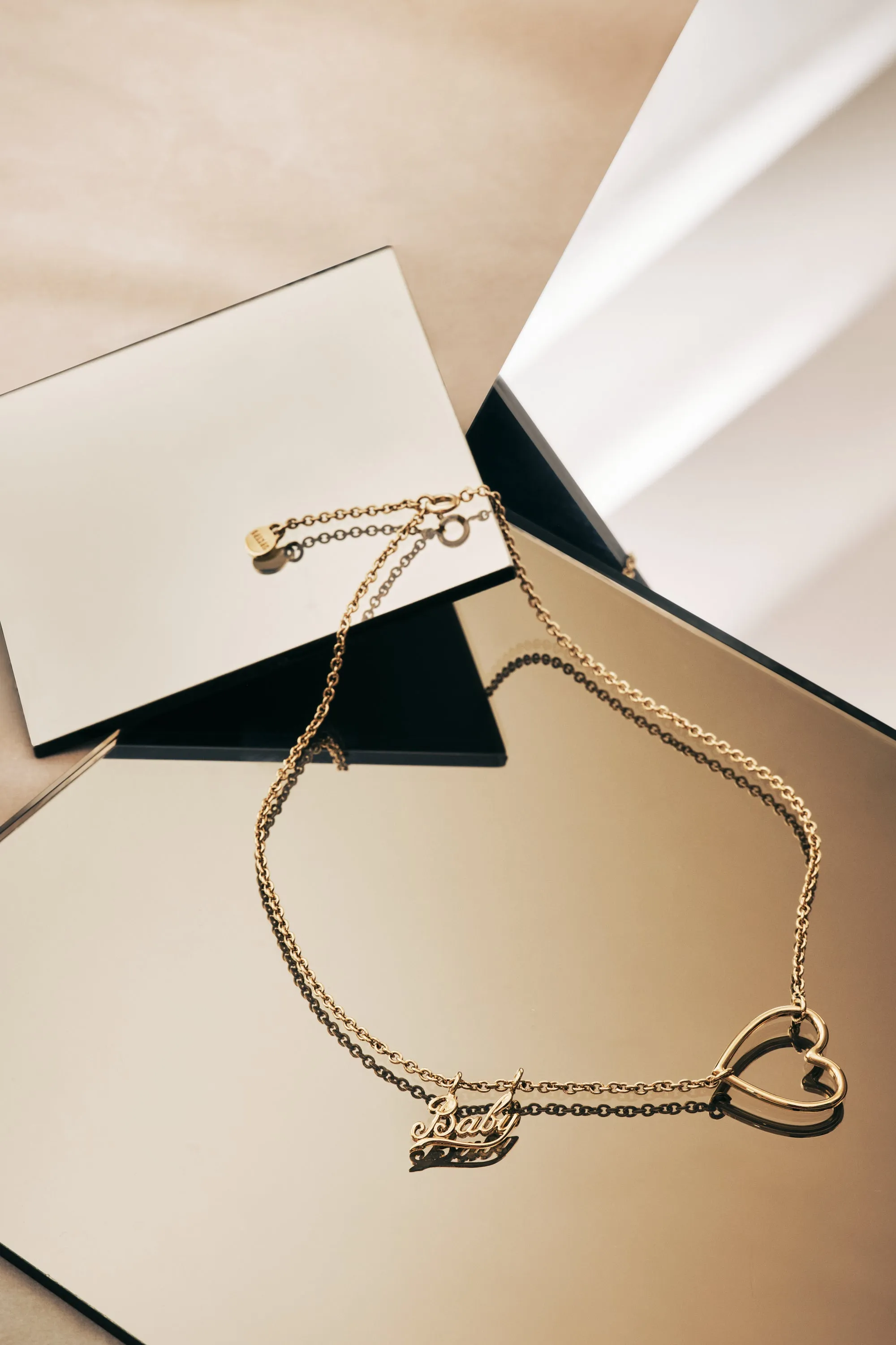 Collier Marina coeur doré