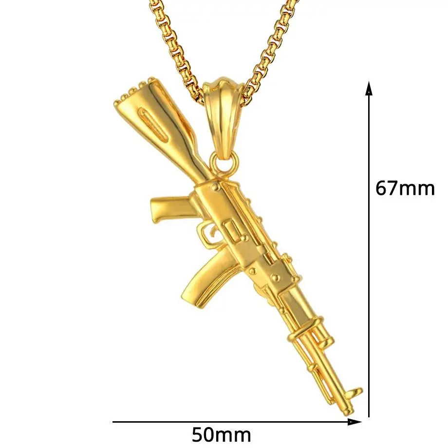 COLLIER MILITAIRE - AK-47 (OR)