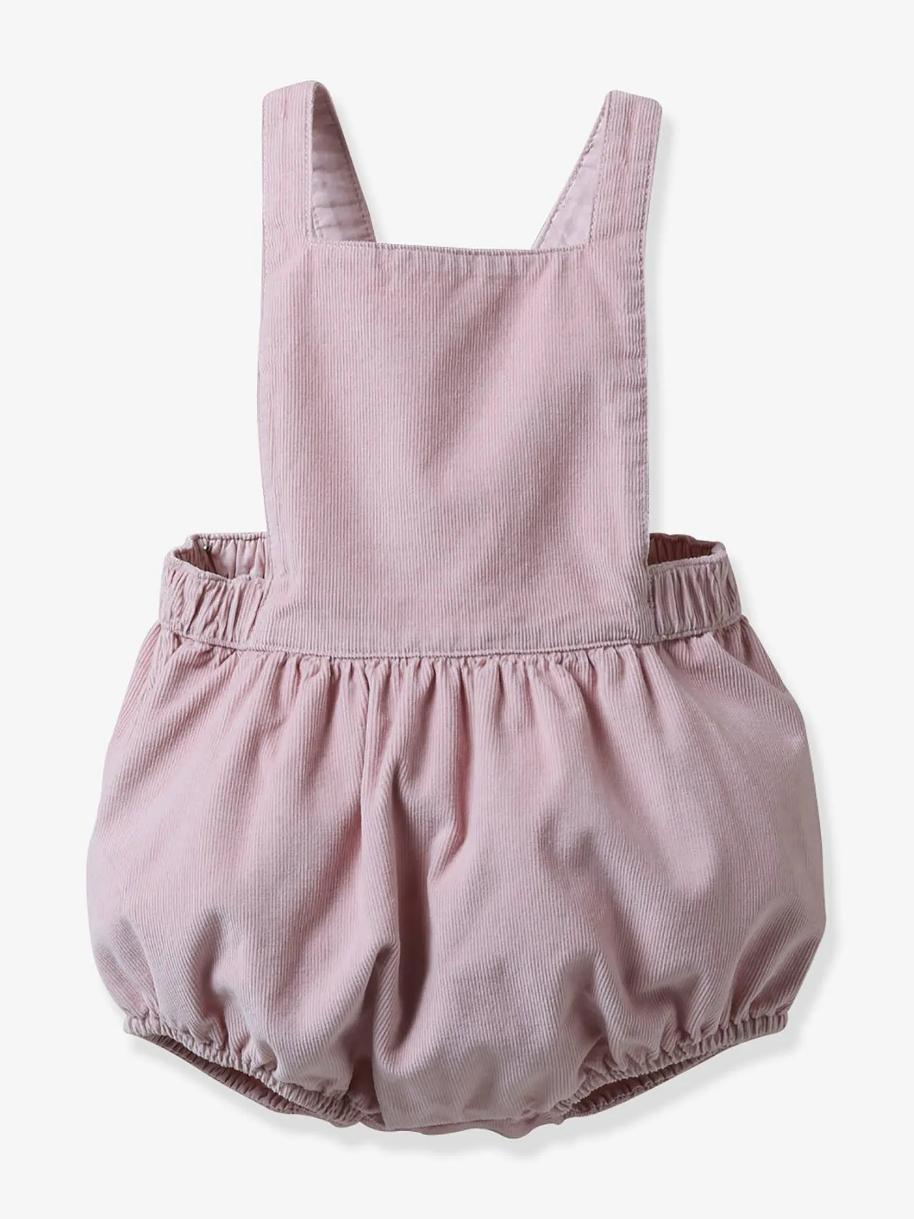 Combi salopette bébé velours CYRILLUS rose - Cyrillus