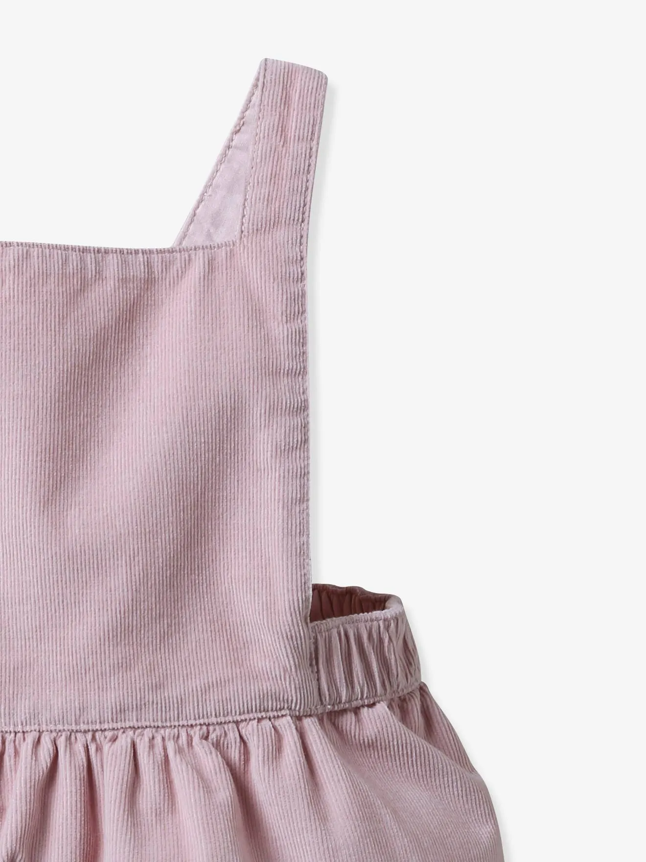 Combi salopette bébé velours CYRILLUS rose - Cyrillus