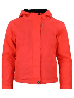 Coupe-vent fille FAJIK - PEAK MOUNTAIN - Orange corail