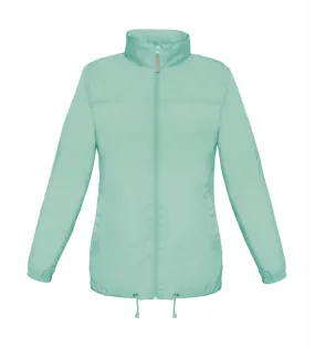Coupe vent imperméable femme - JW902 - bleu turquoise 