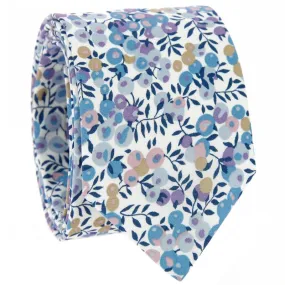 Cravate liberty lila baies