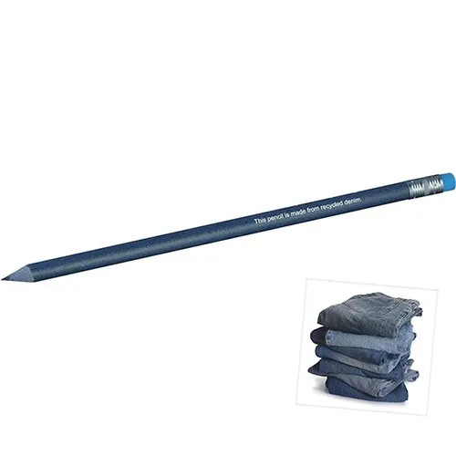 Crayon personnalisé en jeans recyclés - DENIM PENCIL