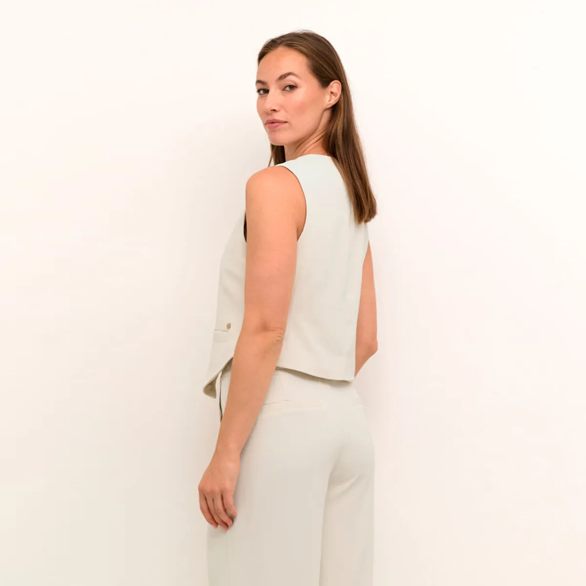 Cream Gilet Bencon - ÉTÉ 2024