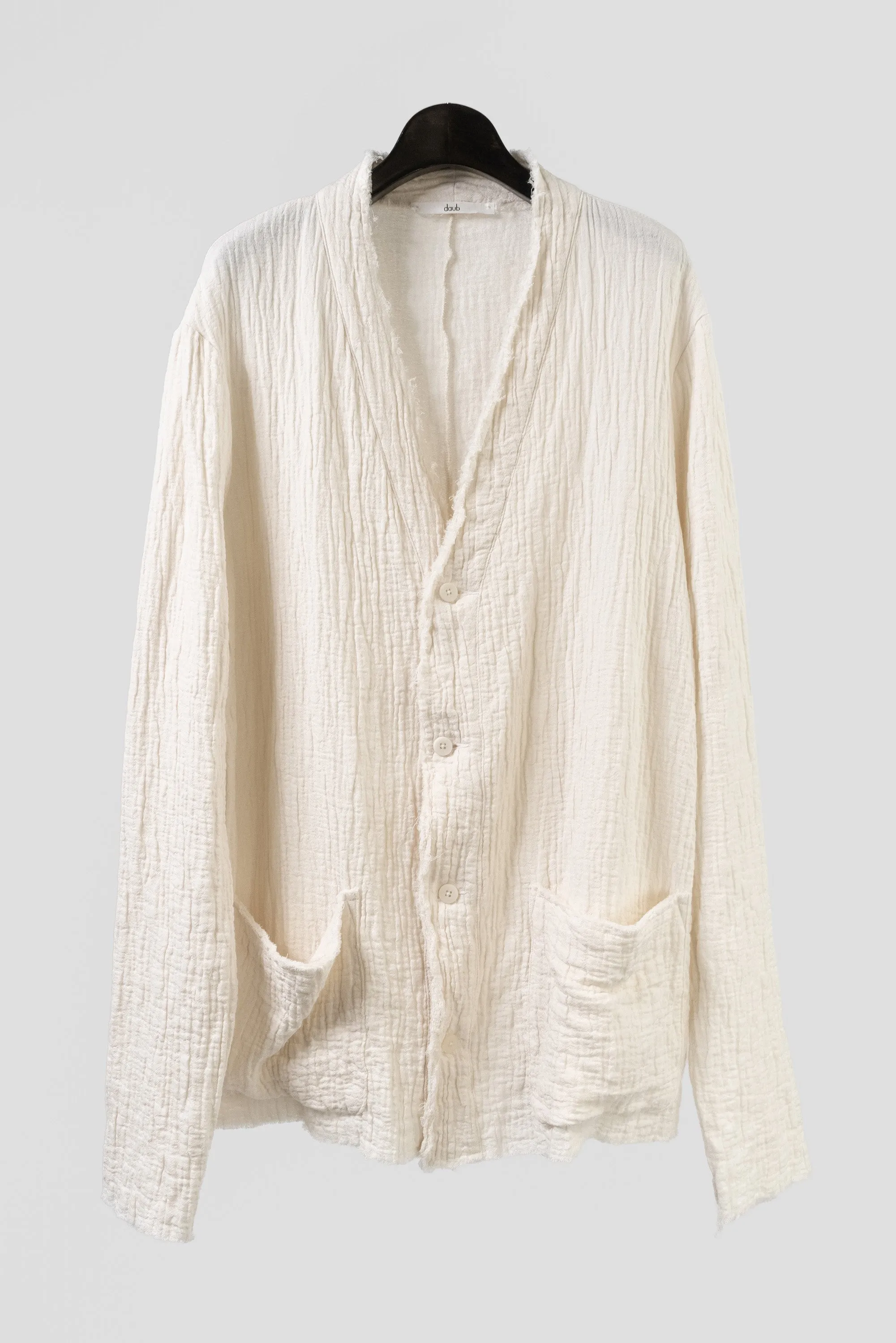 daub/RAW EDGE CARDIGAN (Homme)
