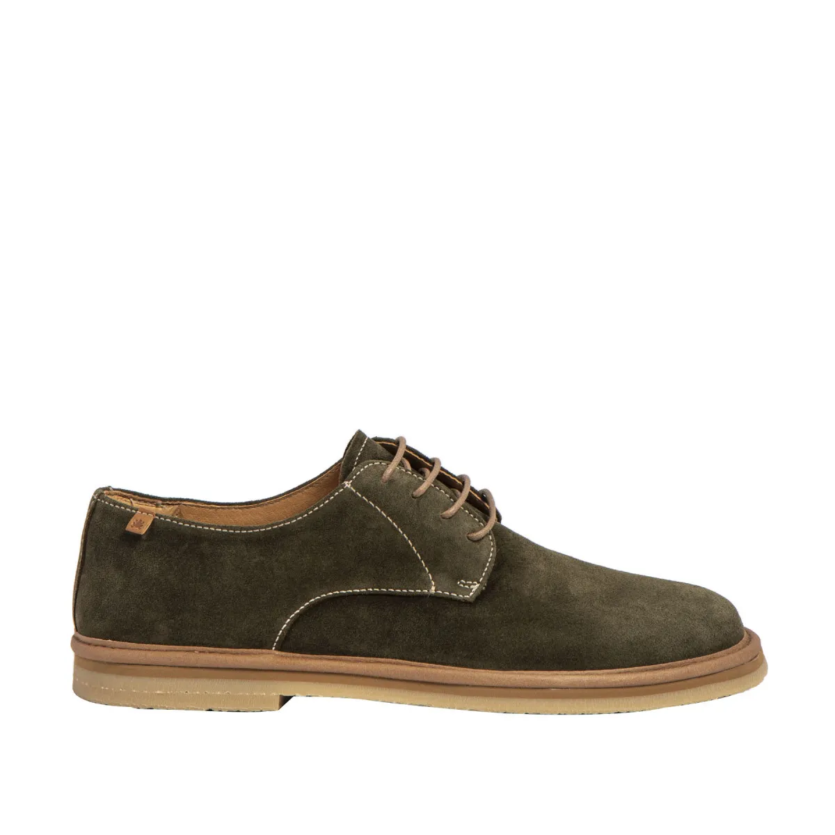 Derbies en daim élégantes - Vert